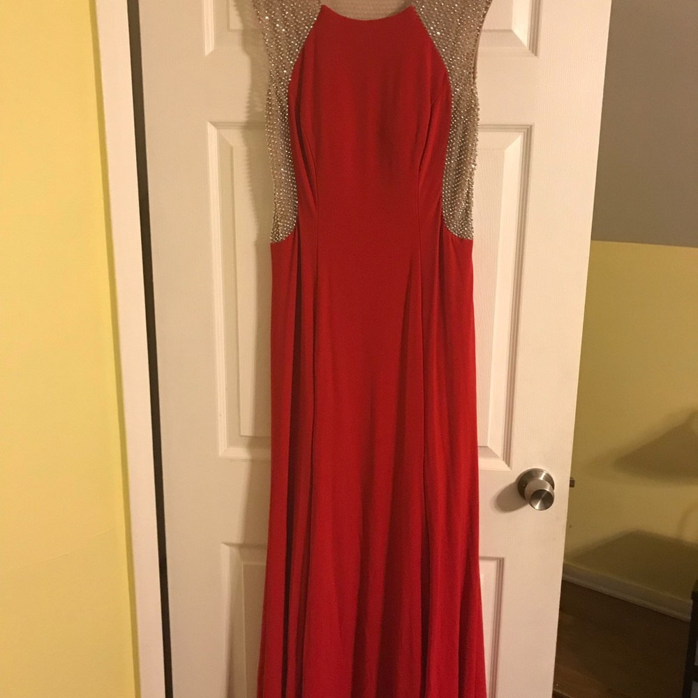 Exscape Dress , red, size 14, used once